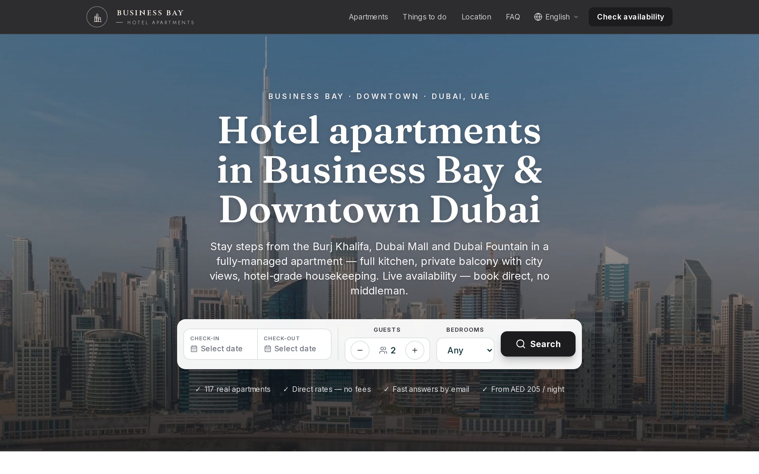 Business Bay Hotel Apartments screenshot