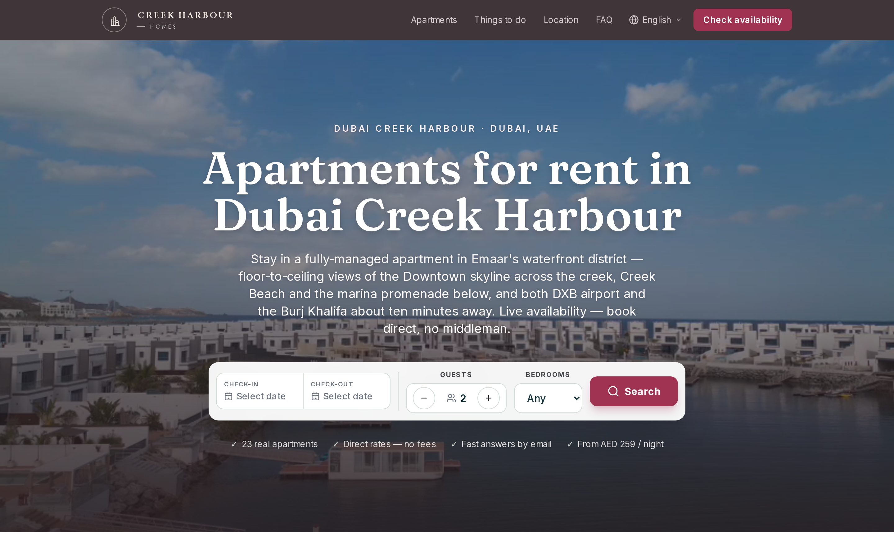 Creek Harbour Homes screenshot