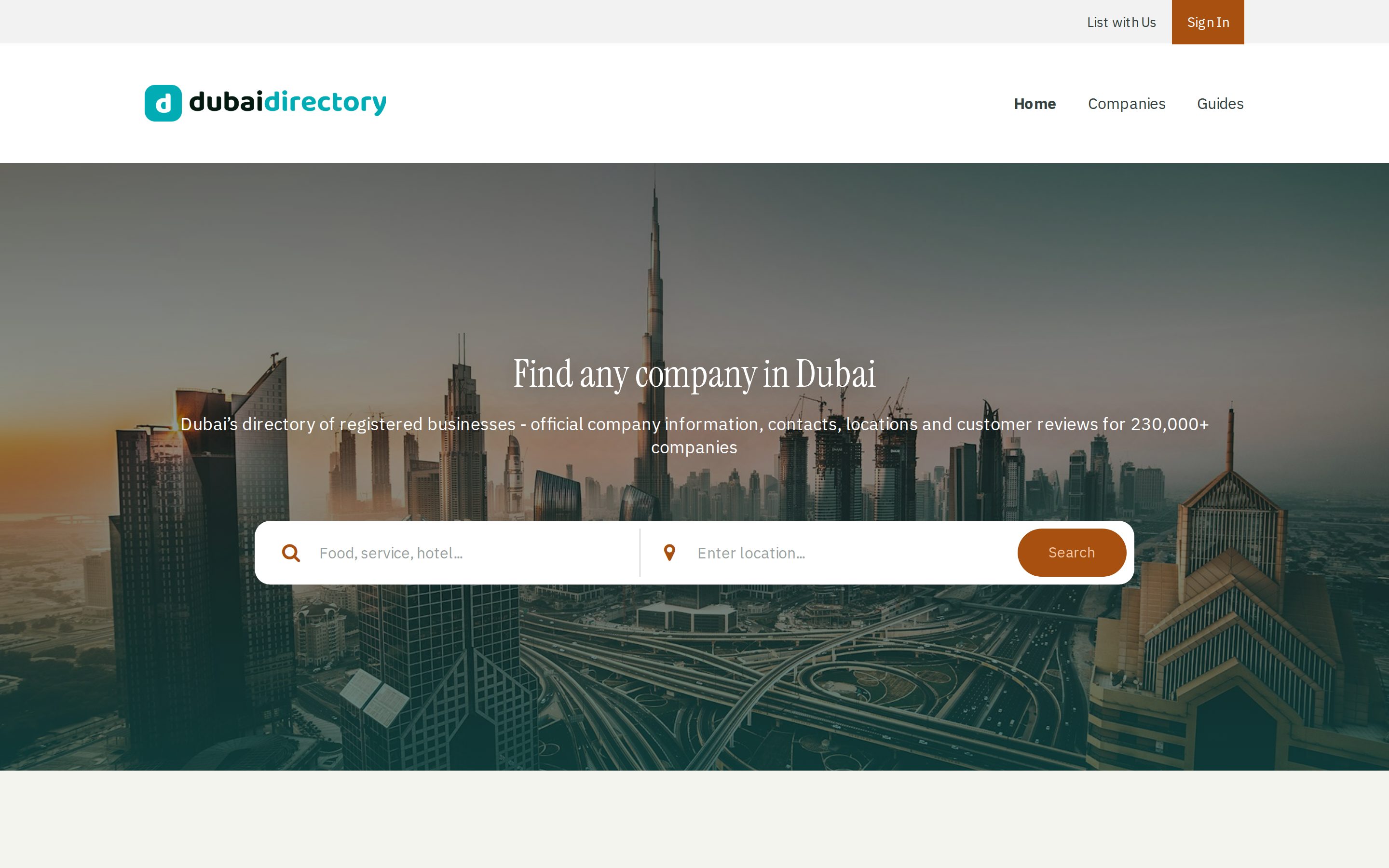 Dubai Directory screenshot